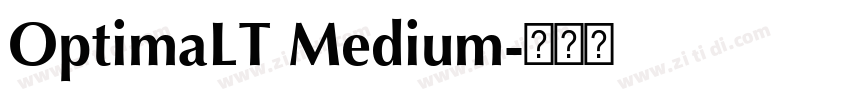 OptimaLT Medium字体转换
